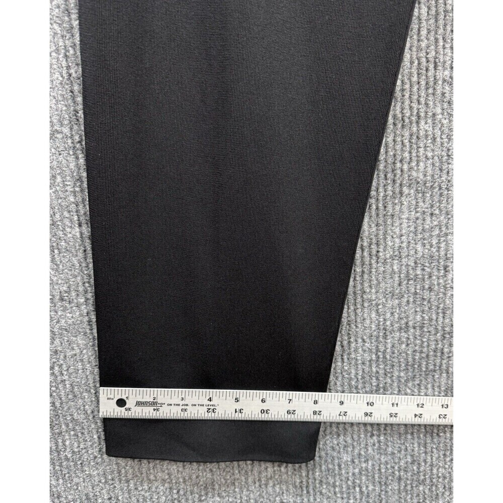 Exclusively Misook Pants Womens XL Black Knit Straight Leg Pull On High Rise - Picture 7 of 8